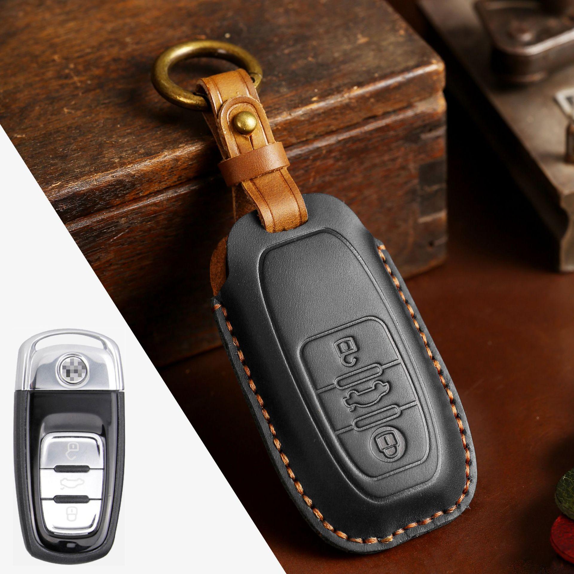 

Hot-selling key cover is suitable for public key cover, Huion special leather key protective cover. чёрный