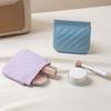 Makeup Bag Lipstick Storage Bag Silicone Leaf Spring Bag Simple Coin Purse  Women