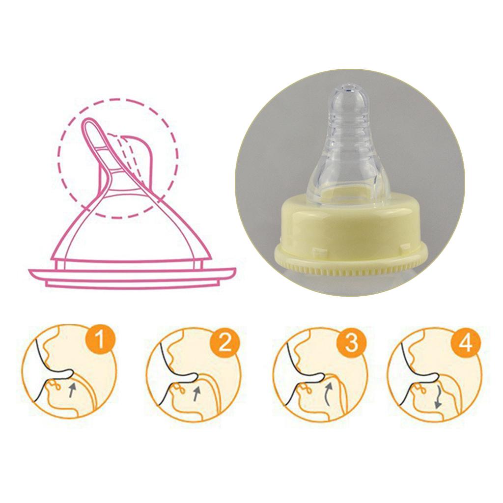 Baby Newborn Feeding Bottle Replacement Silicone Nipple Clear 03M