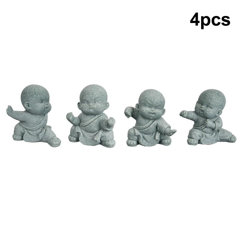 

Статуэтки Будды, Миниатюрные буддийские монахи, Монахи кунг-фу, Украшения для дзен-сада, Медитация, Украшение для домашнего аквариума A1