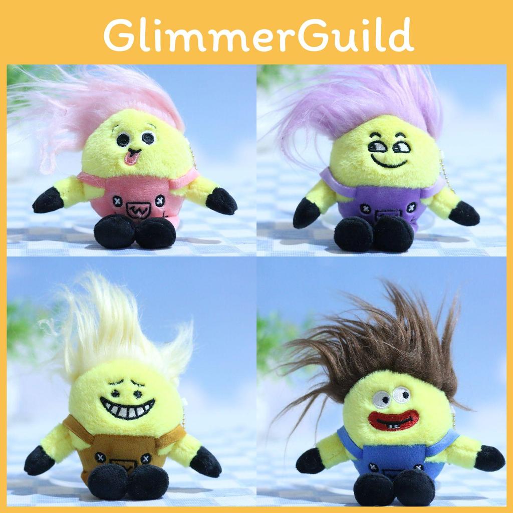 Charming Plush Toy Doll Keychain Soft And Cuddly For Backpacks And Bags