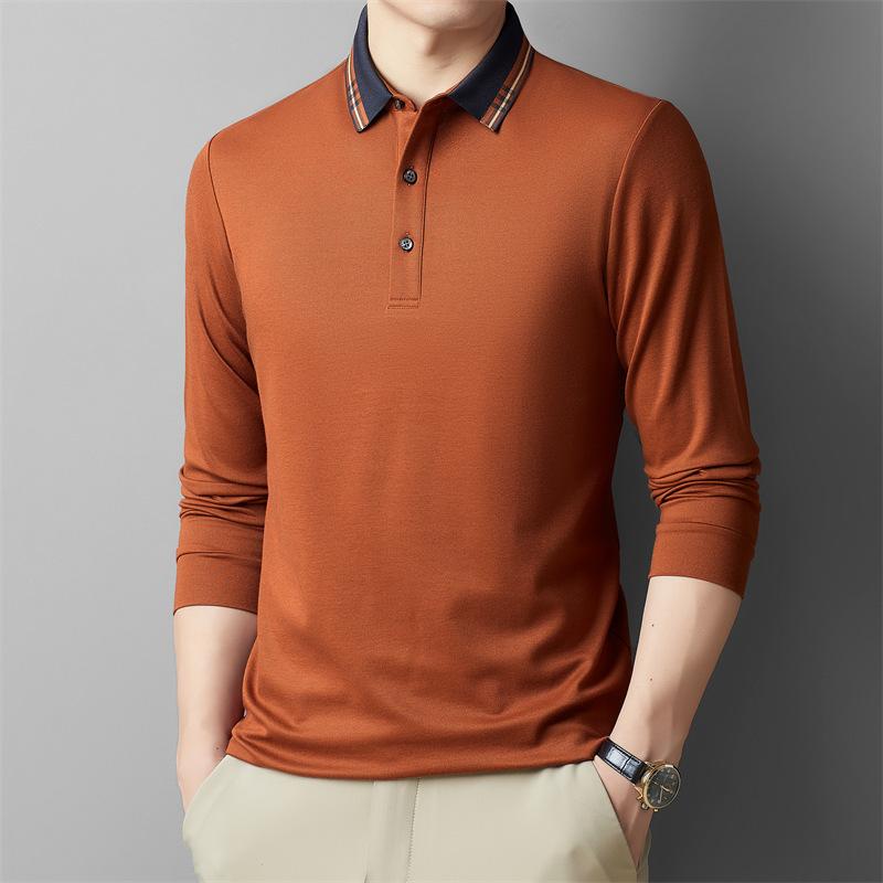 Осенняя мужская футболка с длинным рукавом — фото 9