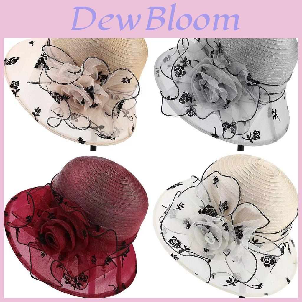 Rose Flower Mesh Fisherman Hat With Sun Protection For Women Summer Sunshade Stylish Accessory