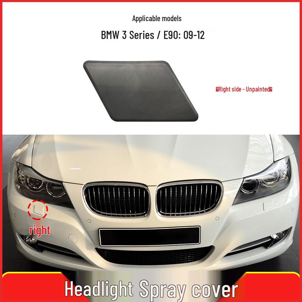 Накладка на форсунку омывателя фары переднего бампера BMW 3 серии E90 LCI