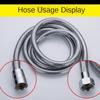 Water Hose Black Bathroom Pipe Shower Extendable Garden Hose Pipes Extension Flexible Pull New SUS304 Accessories Hoses Watering