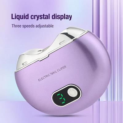 Electric Nail Clipper Rechargeable Nail Grinder 3 Speeds Easy Operation Low Noise Safe Great Nail Cutter Adult Kids Nursing Care