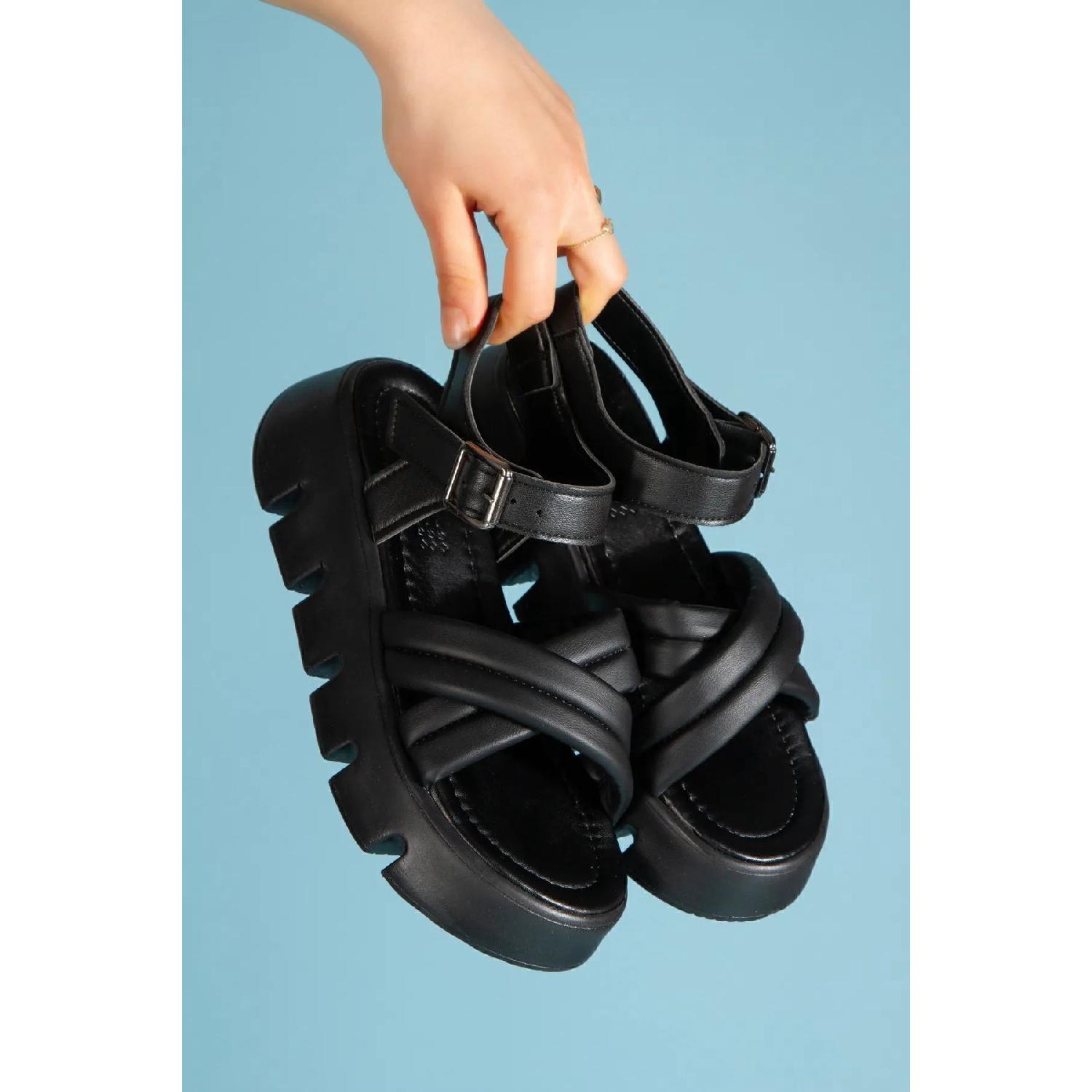 

Черные женские кожаные ортопедические сандалии, подошва 4 см {рекомендуется покупать на размер больше} 39 белый