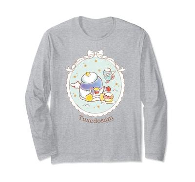 Camiseta de Manga Comprida Tuxedo Sam Anjo Exclusiva da Amazon