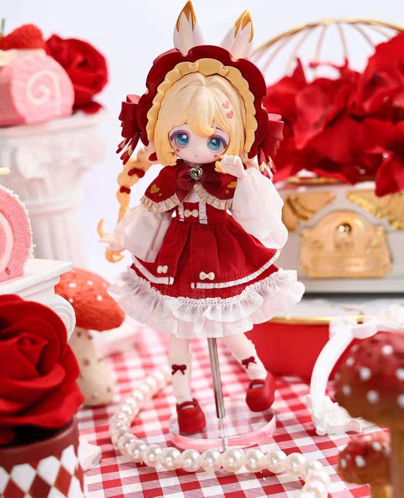 Lululing Secret Contract Series 1/8 Scale Bjd Blind Box Cute Collectible Action Figure Doll Gift For Fans Home Desk Shelf Decor