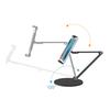 Universal Aluminum Alloys Tablets Stand Holder With 360 Degree Rotation And AntiSlip Base For 4.7 To 12.9inch Devices