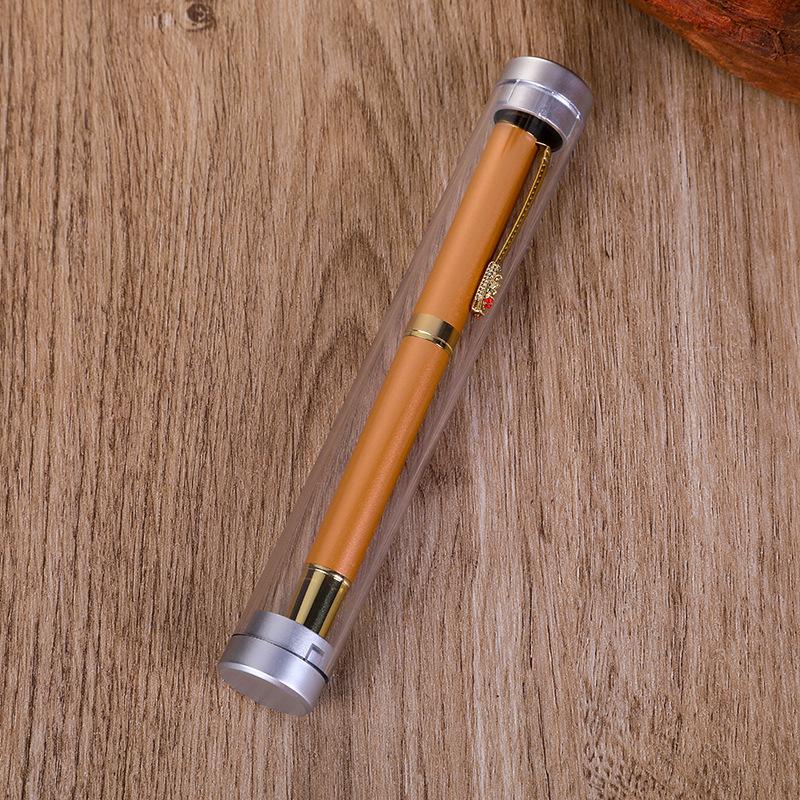 3 PCS/box Single Pen Transparent Pen Case Ballpoint Pen Protection Case Delicate Pen Plastic Packing Case Mini Pencil Case Gifts