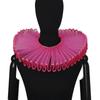 Colorful Exaggerated Ralph Collar Clown Costume Cosplay Collar Detachable Neck Ruffle Fake Collar Performance Props