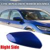 Side Mirror Cover Replacement Mirror Cap Replacement For Honda Civic 2016 2017 2018 2019 2020 Door Rearview Mirror Cover Trim Blue (Right Side)