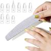 5/10Pcs Nail File Mix Color 100/180 Grit Professional Sandpaper Cuticle Remover Buffer Files Manicure Tool Set