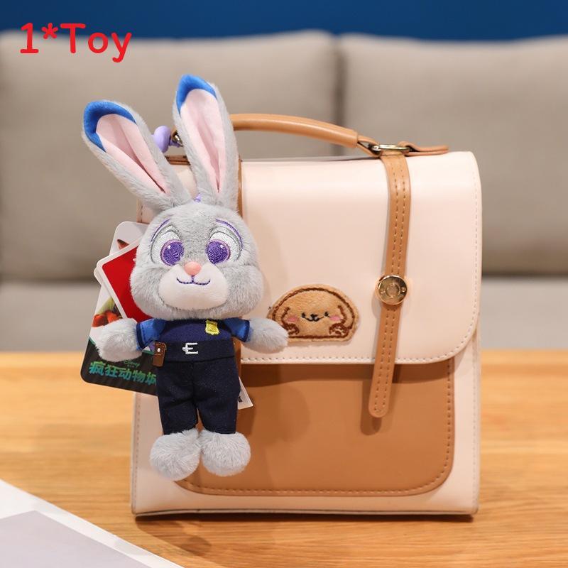 Zootopia Judy Hopps Nick Wilde Plush Bag Charm With Soft Cotton Filling For Kids And Teens