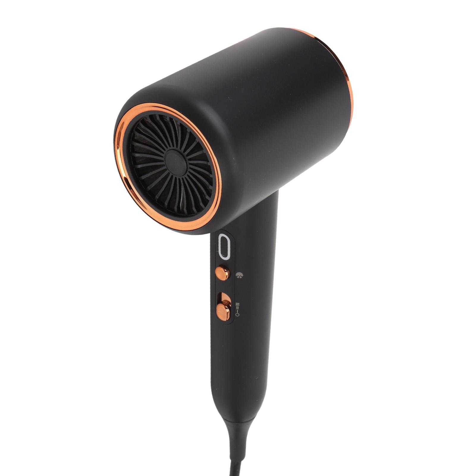 

Фен для волос с ионизацией Высокоскоростной фен с ионизацией 20000 об/мин, малошумный, с насадкой-концентратором для US Plug