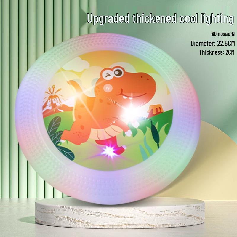 

Светящийся мигающий фрисби для детей - Мягкий, светящийся бумеранг для развлечений на открытом воздухе