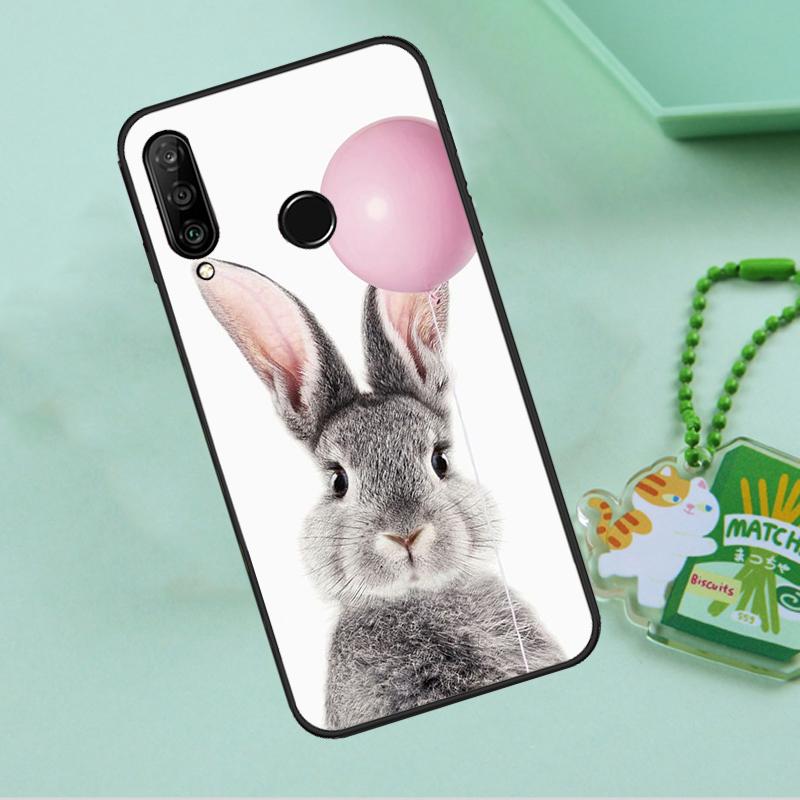 Cute Bunny Rabbit For Huawei Nova 12s 12i 11i 7i 8i 9 10 SE Y91 Y90 Y60 Y70 Y72 Y61 P60 Pro P30 P40 Lite Case