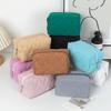Bolsa de Viaje Cosmética Portátil para Cuidado de la Piel y Artículos de Tocador Simple Gran Capacidad Bolsa de Almacenamiento Suave