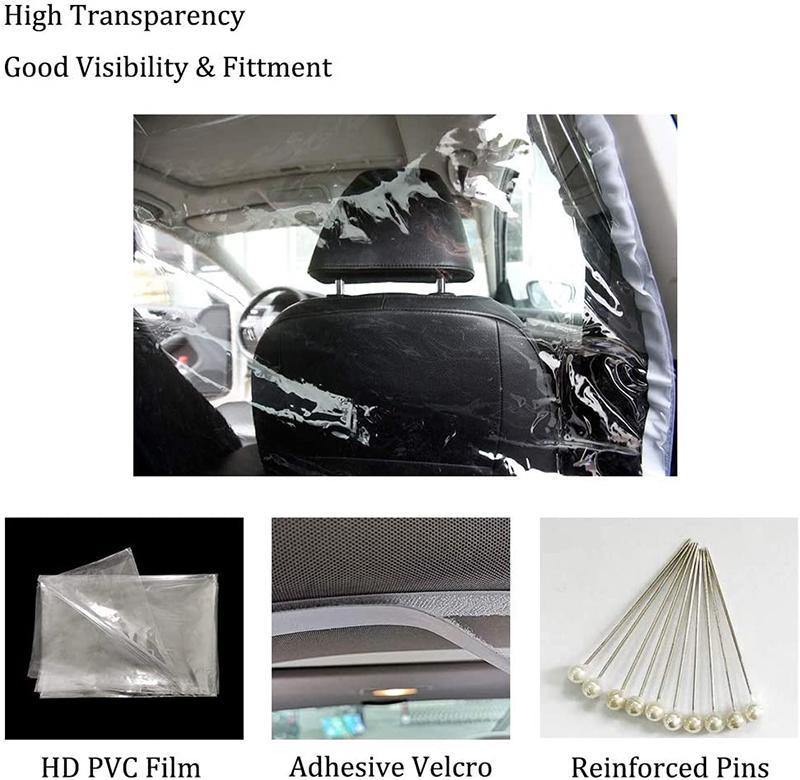 Car Seat Isolation Film Cover Prevents Saliva From Spreading Isolates The Main Driving Taxi