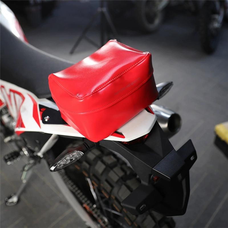 Heißer Verkauf - Gepäckträgerhalter Heck-Gepäcktasche Hinterer Kotflügel Aufbewahrungstaschen Für Kove 450 Rally 2024 Motorradzubehör,L