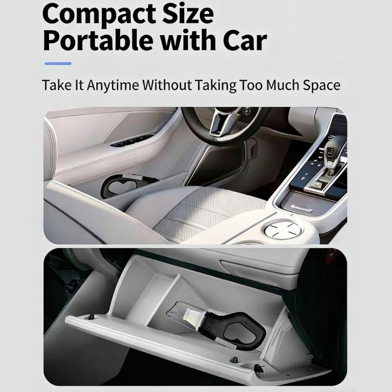 120W Handheld Cordless Vacuum Cleaner with Light Washable Filter and Multiple Nozzle Brushless Motor for Car Home Office