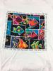 Vintage T Shirt Save The Sea For You Me Fish Size XLarge White Single Stitch