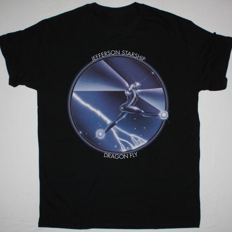 NEW JEFFERSON STARSHIP DRAGON FLY Black All Size Unisex T-Shirt Unisex T-Shirt S