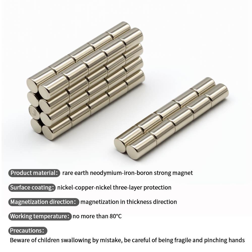 6x10mm Super Strong Neodymium Magnet N35 NdfeB Permanent Magnetic Imanes Round Powerful Magnets Refrigerator Magnet