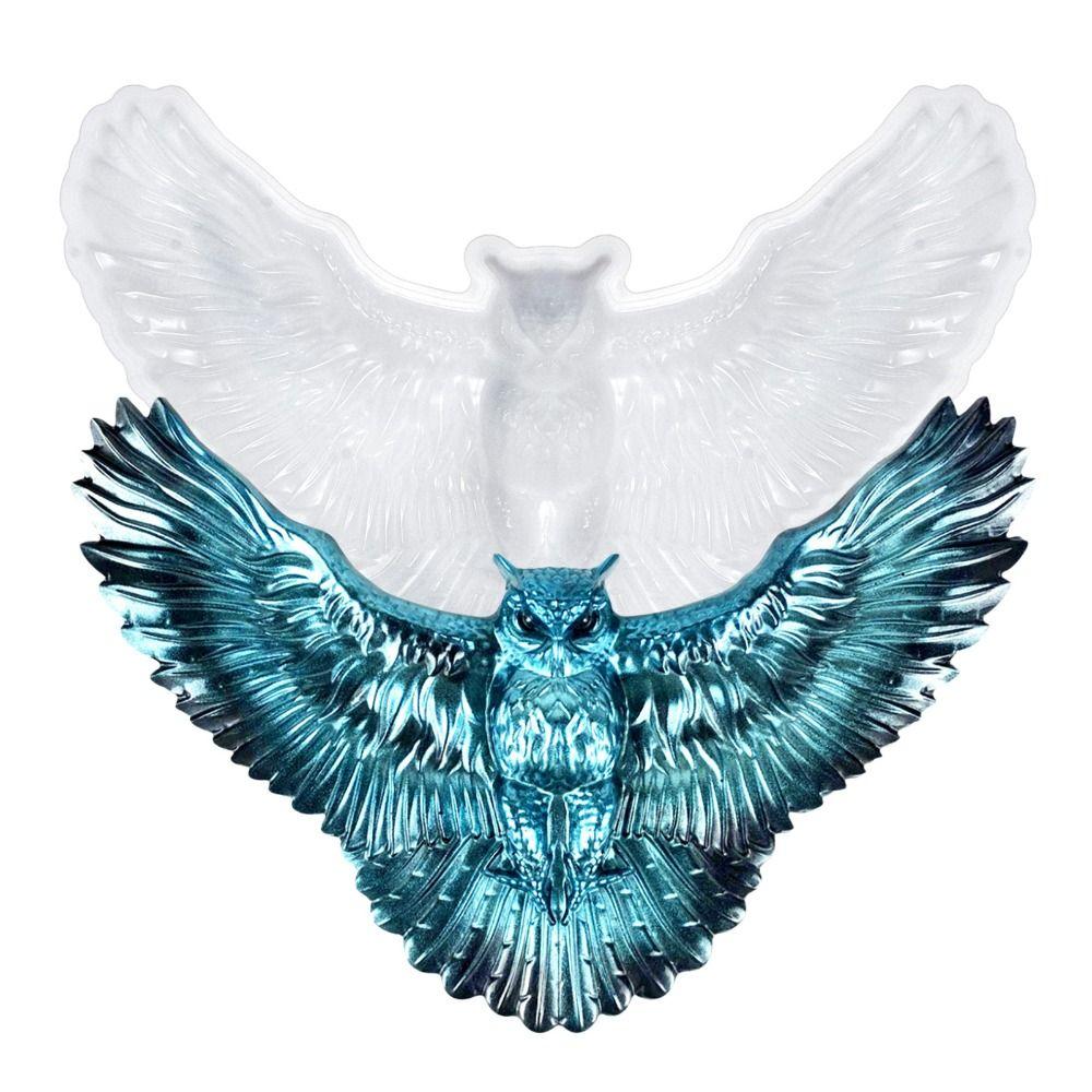 

Wall Art 3D Animal Epoxy Resin Mold Vampire Bat Owls Phoenix Deep Epoxy Molds for Epoxy Casting Owls