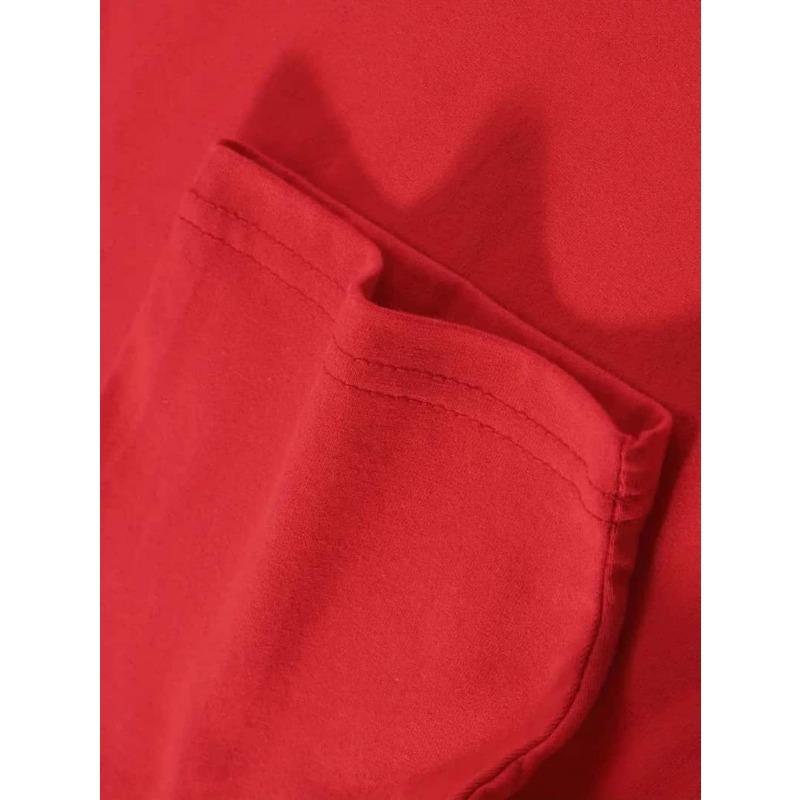 Kids Summer Crew Neck Short Sleeve T-Shirt with Strawberry Graphic Print