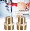 Brass Fitting Hex Nipple Reducing Male Pipe 3 4  To 1 2  Water Tube Fittings (Intensification)