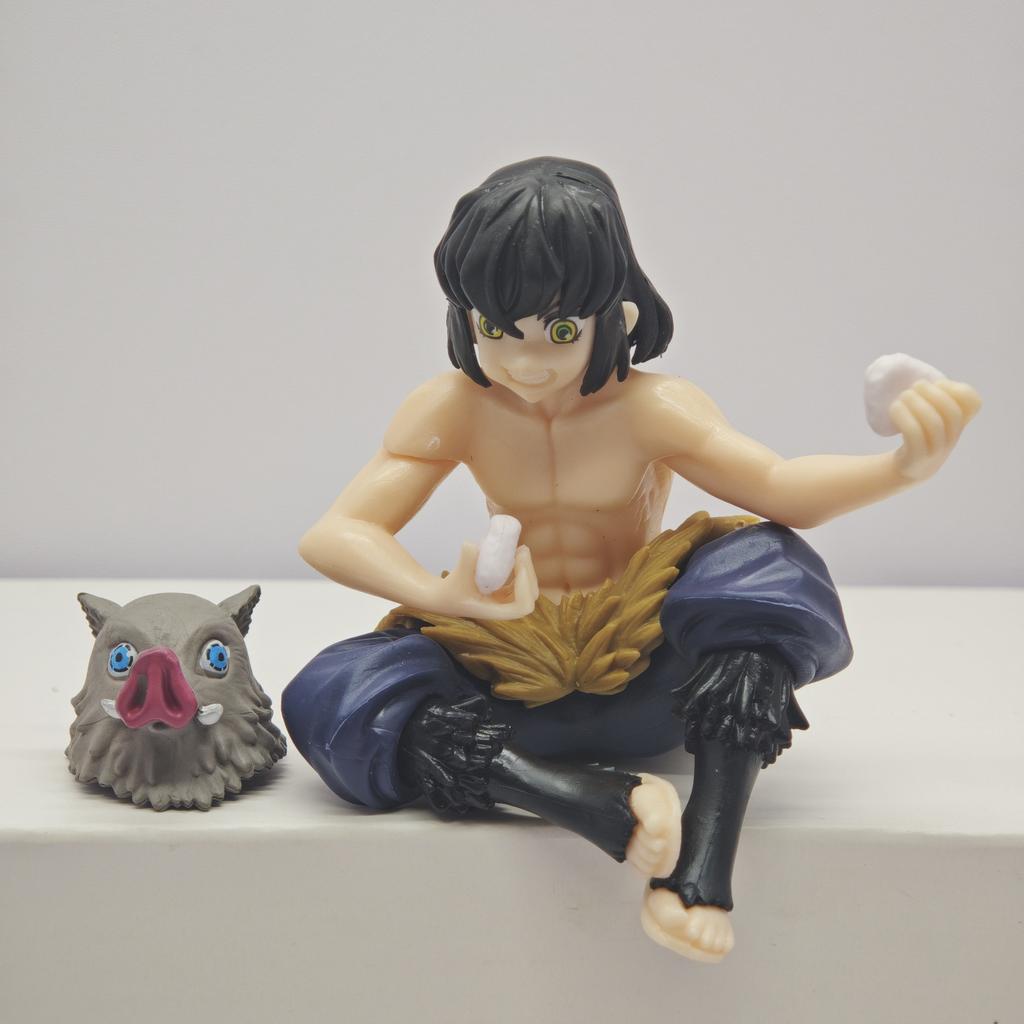 Figurki Akcji Anime Demon Slayer Tanjirou Tomioka GiyuuZenitsu Kochou Nezuko Figurka Anime Kolekcjonerska Lalka Dziecięca Zabawki dla Dzieci SS