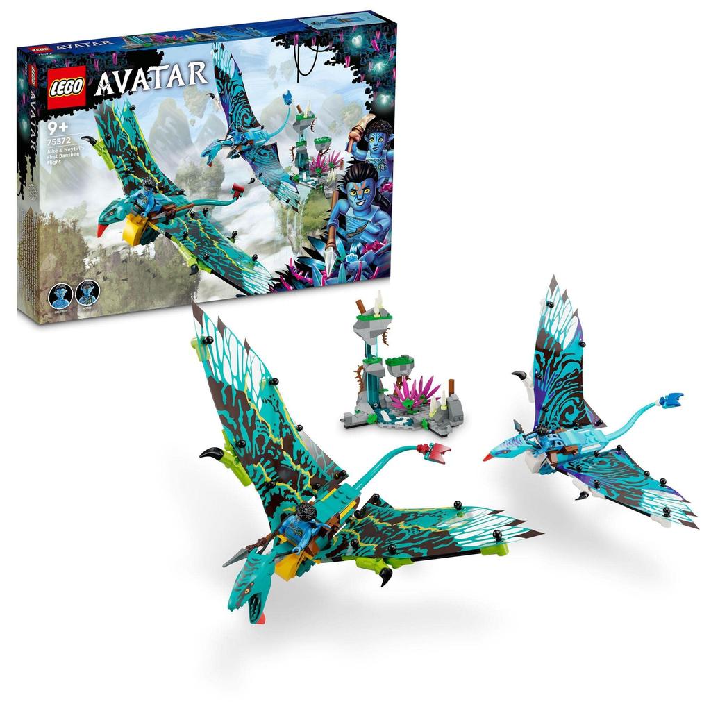 LEGO Avatar: Jake and Neytiri's First Flight of the Banshee 75572, a Fantastic Movie Gift for Boys and Girls Ages 9 and Up.
