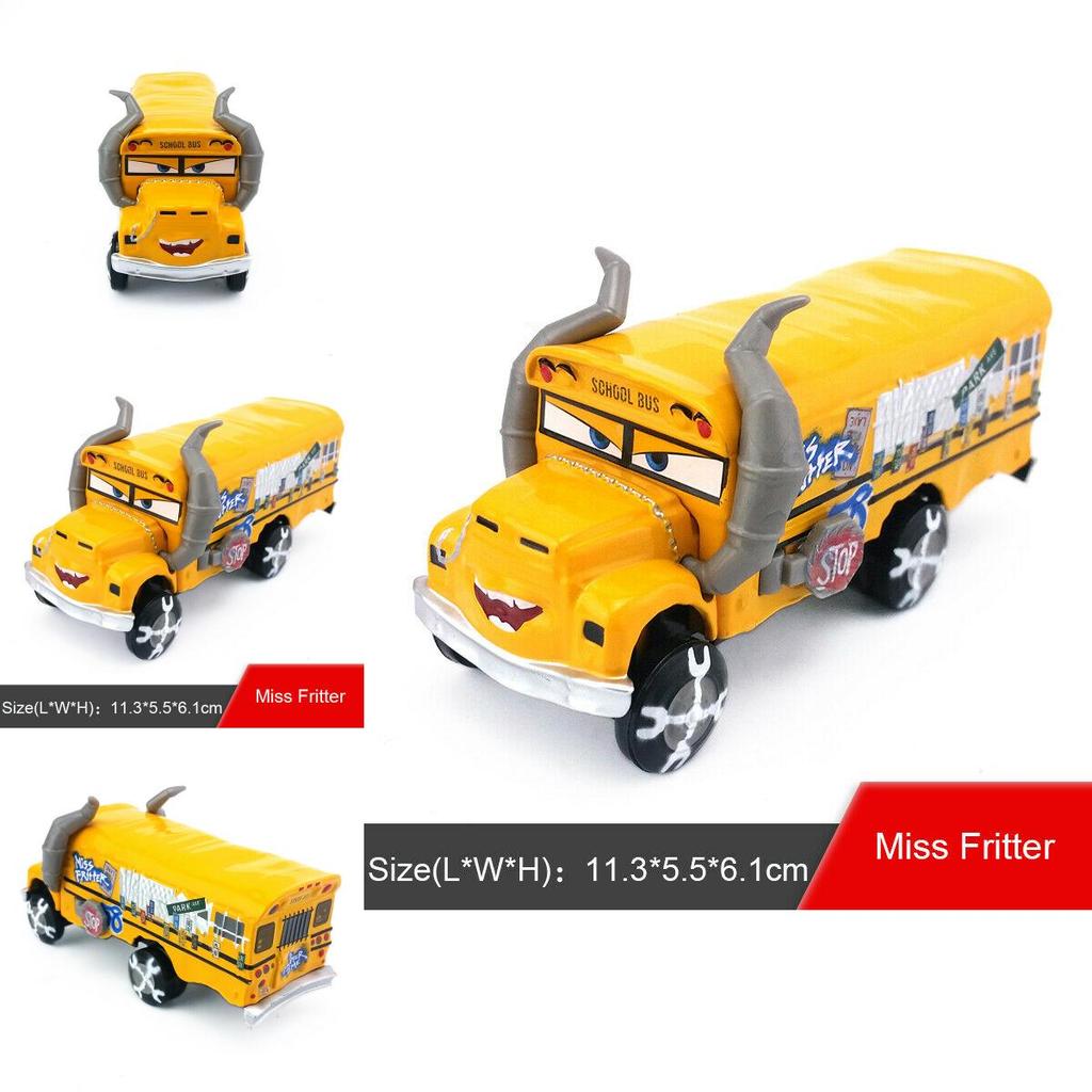Vibrant Yellow Miss Fritter Diecast Toy Car For Kids Ideal For Holiday Gifts