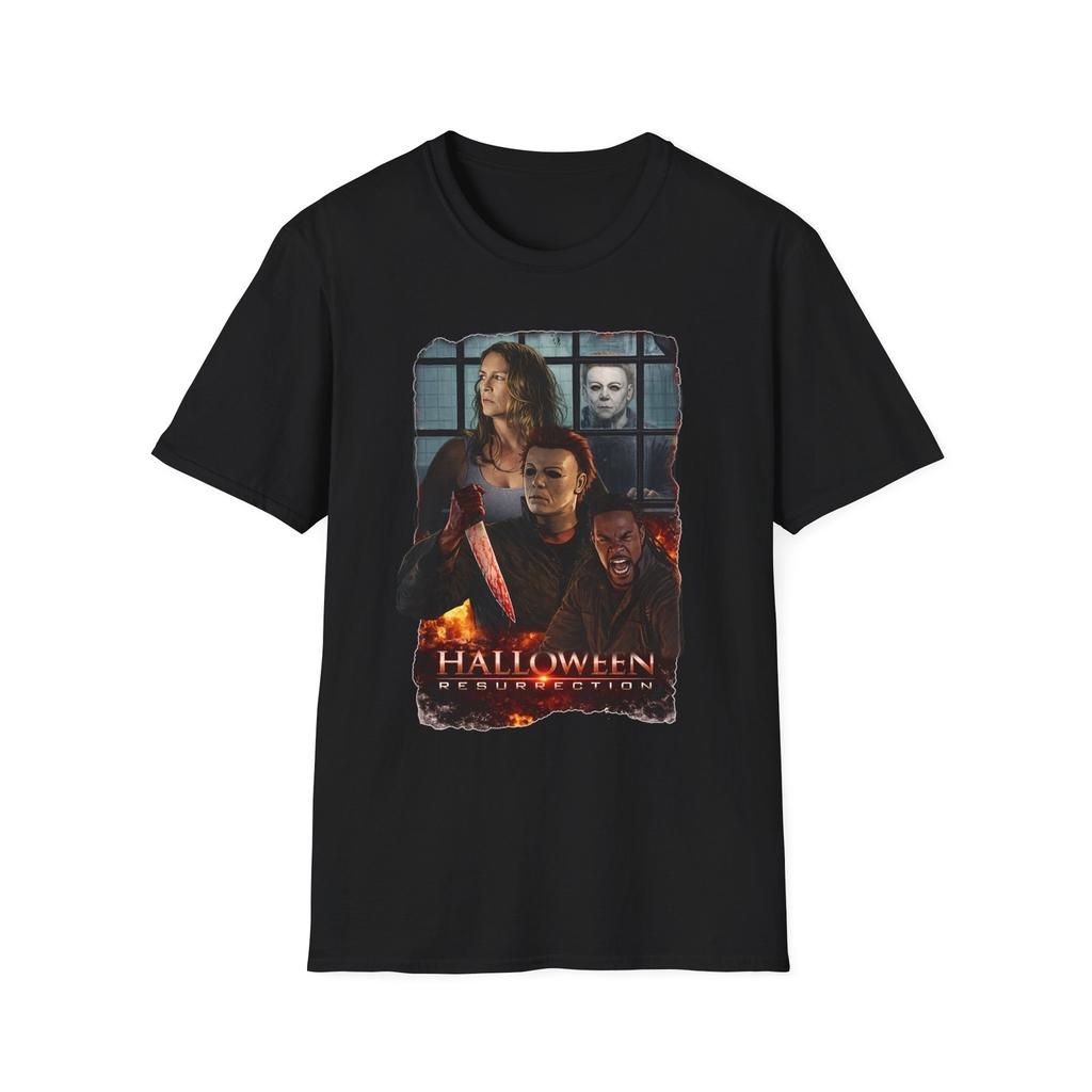 Halloween Resurrection Movie Collage T-Shirt | Michael Myers, Horror