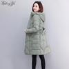 Winter Damen Mantel Lange Verdickte Warme Baumwolle Gepolsterte Parka Damen Jacke