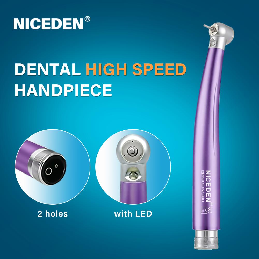 Colorful Dental High Speed Handpiece Dental Equipment Air Tubine Max Style Push Button Type or Key Type Contra Angle
