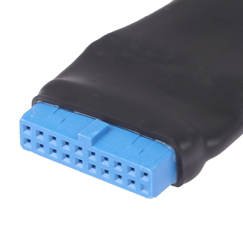 Usb 3.0 19kolíkový/20kolíkový vnitřní prodlužovací kabel 1 až 2 prodlužovací rozbočovací kabel Vlastní prodlužovač pro základní desku