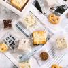 Frosted Translucent Self-Sealing Bags for Baking: 100-Pack for Cookies, Biscuits, and Mooncakes