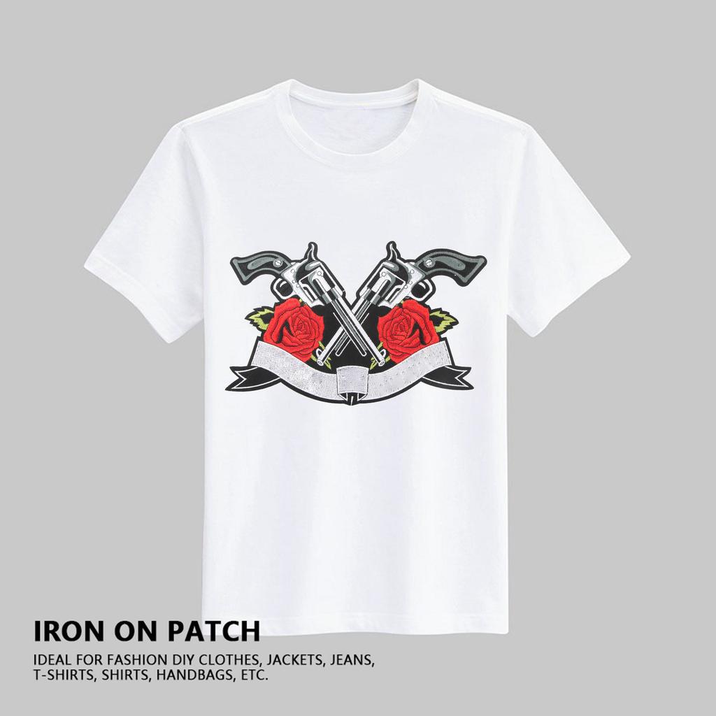 30cm Big Patches Embroidered Patch Appliques for DIY T‑Shirt Jeans Backpack