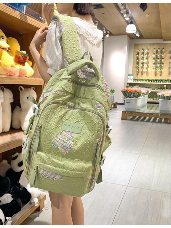 High-Capacity Soft Girl Japanese-Style College Backpack