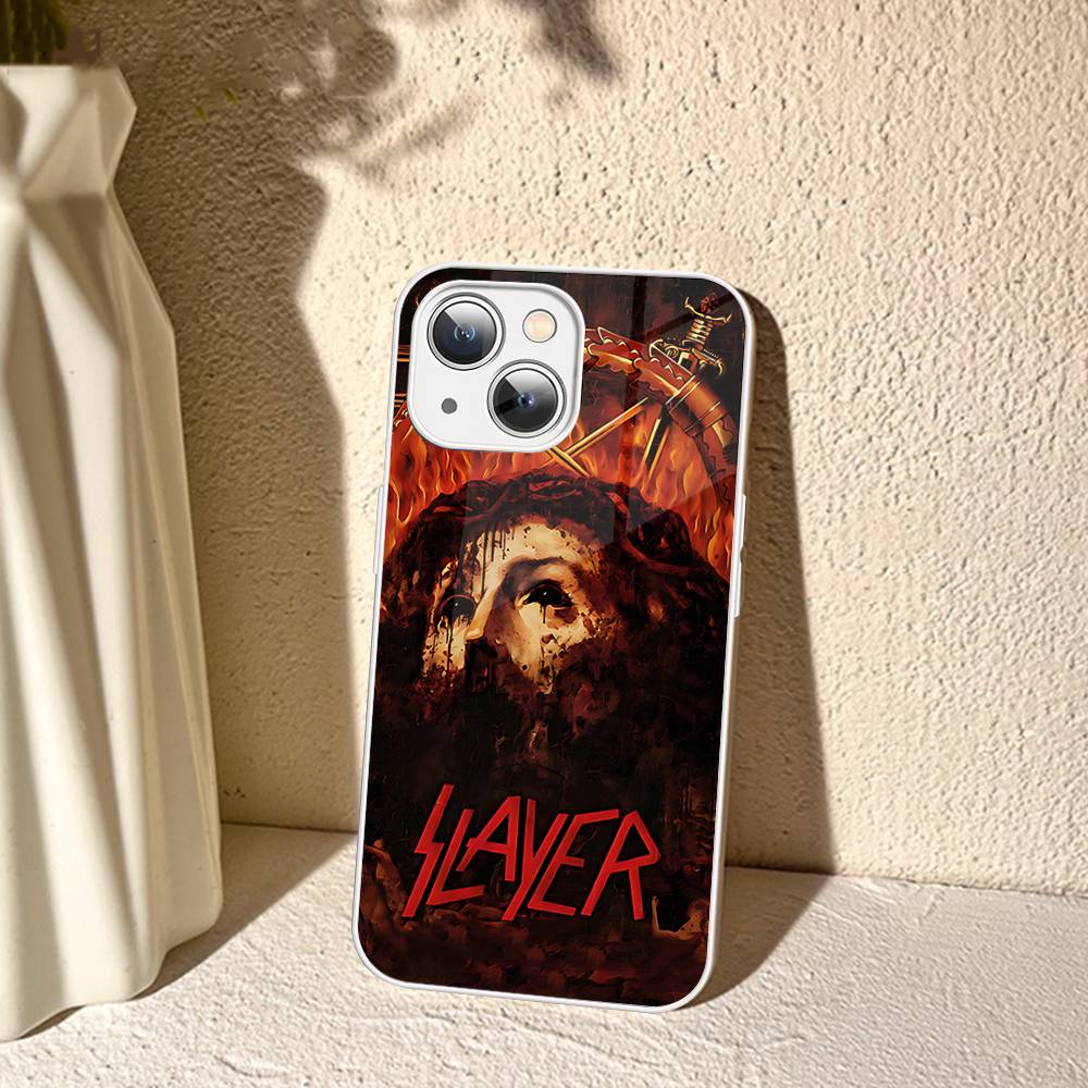S-Slayers Band For IPhone 14 13 12 Mini 11 Pro XS Max X XR 14 Plus Tempered Glass Cover