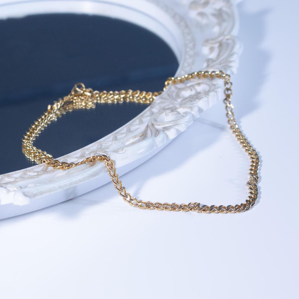 Trendy Name Plate Necklace Stainless Steel 18k Gold 2024 Stainless Steel Necklace