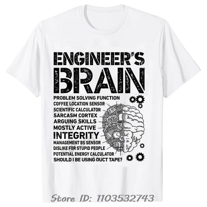 Men's Clothing Street T-shirt Clothes Engineer In Progress Print Cotton Tshirt Summer Harajuku Streetwear Fitness T Shirt Tops