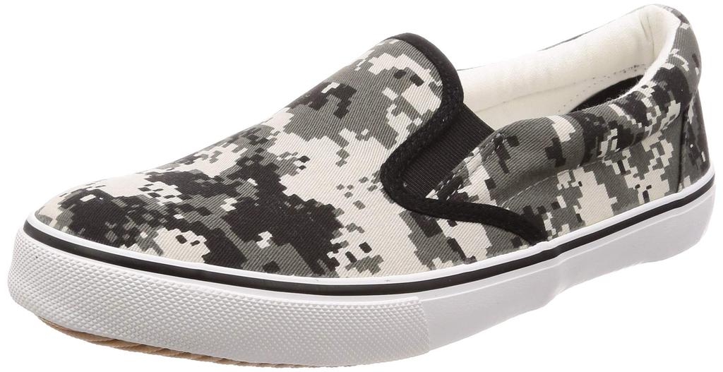 K-Work Safety Camo Slip-On Sneakers with Resin Toe Cap and Water-Repellent Camouflage Pattern, SS4-DGCM-265, Digital Camo, Size 26cm