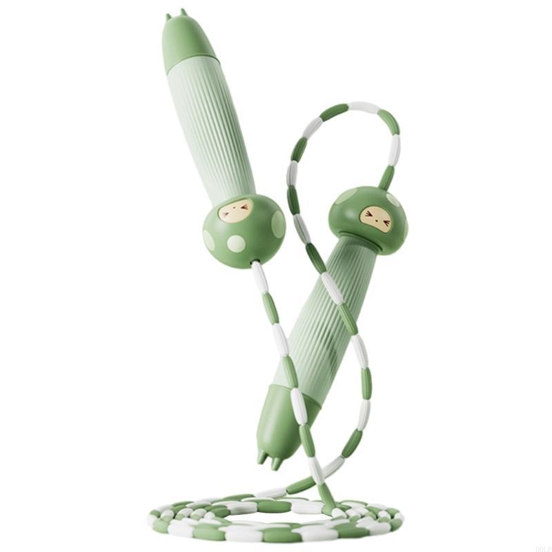 

Beads Skipping Rope, Fitness Jumping Rope for Women Man Tangles Frees Segmented зелёный