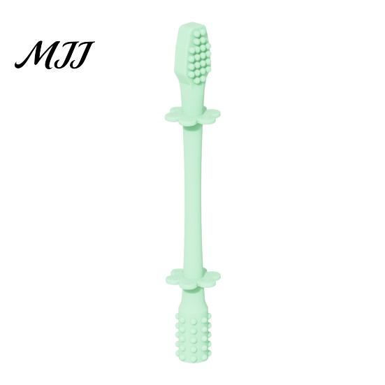 Flexible Silicone Teether for Babies Baby Teething Toy, Food-Grade Bite Soother Gum Toddler Gripping Toy Relief, Anti-Finger Biting Chew Stick, Infant