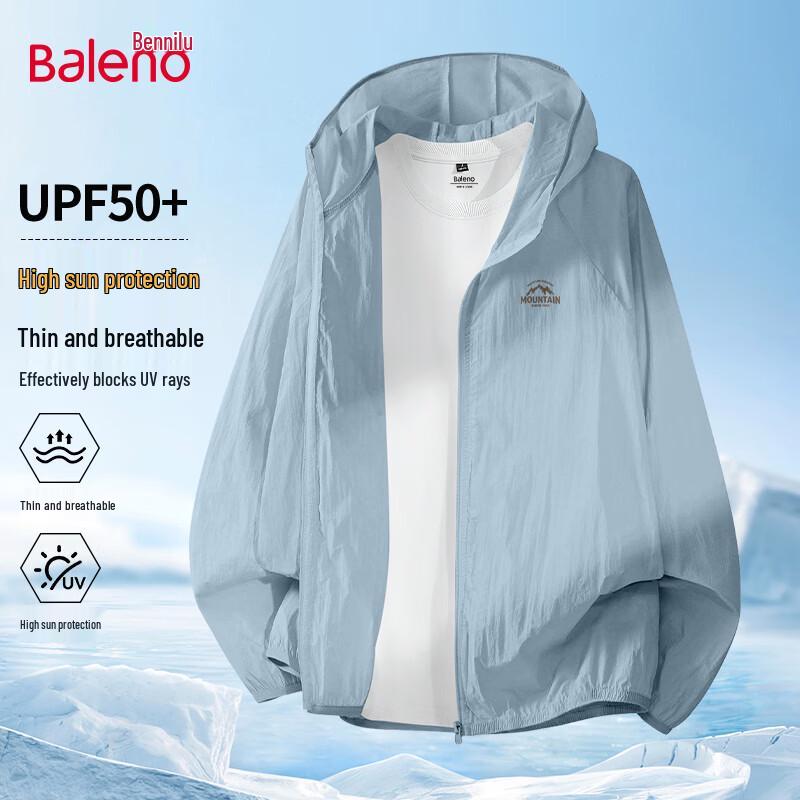 Baleno Men s UV Protection Breathable Sun Jacket M