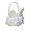 Woven Floral Basket Easter Ornament Perfect for Festive Celebrations HX6C